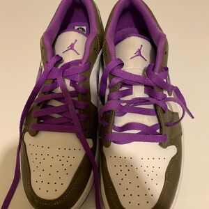 Nike Air Jordan Sneakers - White and Purple